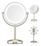 Espejo de maquillaje con luz LED