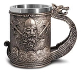 Tarro de acero inoxidable para cerveza Vikingo