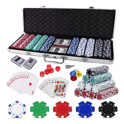 Juego de fichas de póquer