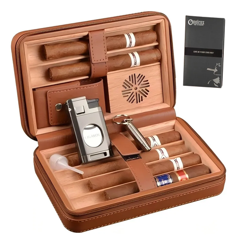Estuche Portátil de Viaje para Puros