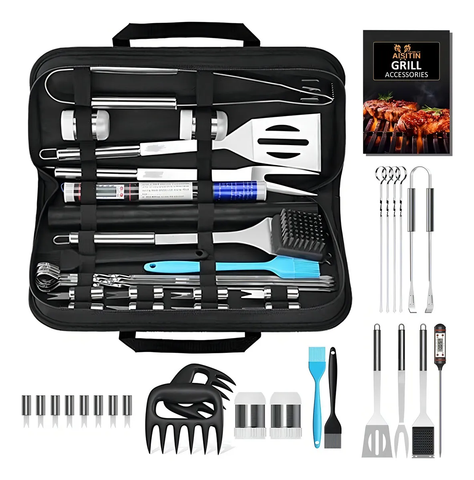 Kit de utensilios para parrilla