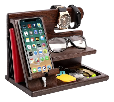 Organizador para celular, llaves, cartera, relojes.