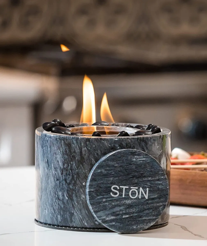 Chimenea de mesa para interior y exterior
